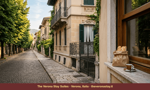 Borgo Trento al mattino: il quartiere chic di Verona