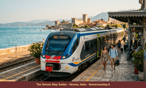 Lago di Garda da Verona in treno: 12 minuti e sei a Peschiera